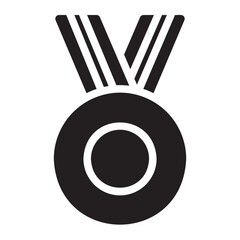 medal glyph icon