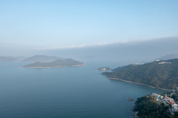 the lanscape of Port Shelter , hong kong 16 Jan 2022