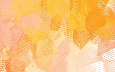 Light Orange vector background with stright stripes.