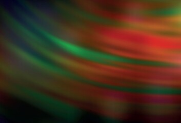 Dark Green, Yellow vector blurred bright template.