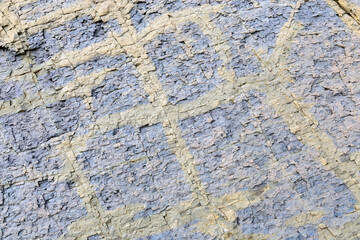 Limestone texture in Riba de santiuste, Guadalajara, Spain