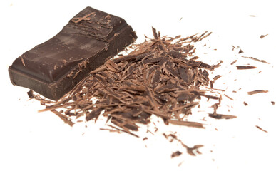 Fototapeta premium Chocolate on white