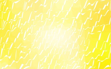 Light Yellow vector abstract perspective background.