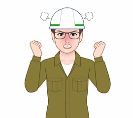 建築を学んでいる男性