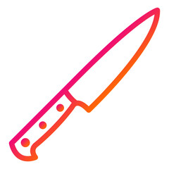 Knife Vector Icon Design Illustration