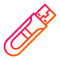 Usb Vector Icon Design Illustration