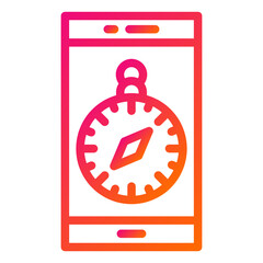 Location app Vector Icon Design Illustration