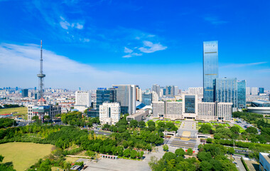 Urban environment of Wuzhong District, Suzhou, Jiangsu province