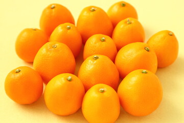 Fototapeta premium 金柑のアップ