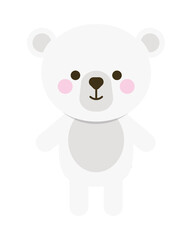 cute white bear