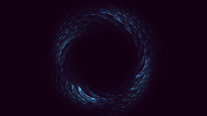 3D rendering abstract circle light background