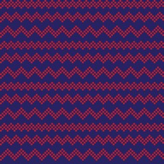 Chevron Fair Isle Seamless Pattern Design