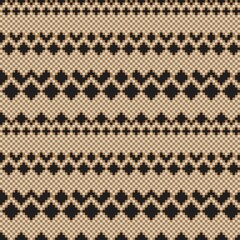 Argyle Fair Isle Seamless Pattern Design