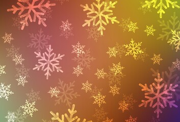 Obraz na płótnie Canvas Light Multicolor vector backdrop in holiday style.