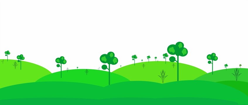 beautiful teletubbies hill background