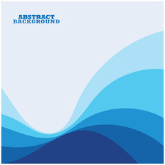 Abstract Water wave design background