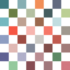 색채샘플, Seamless background, seamless pattern, illustration, chess, seamless squares