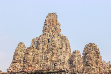 Bayon Temple with Smiling Faces in Angkor Wat