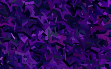 Dark Purple, Pink vector texture with triangular style.