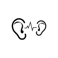 Hearing Logo Template vector icon design