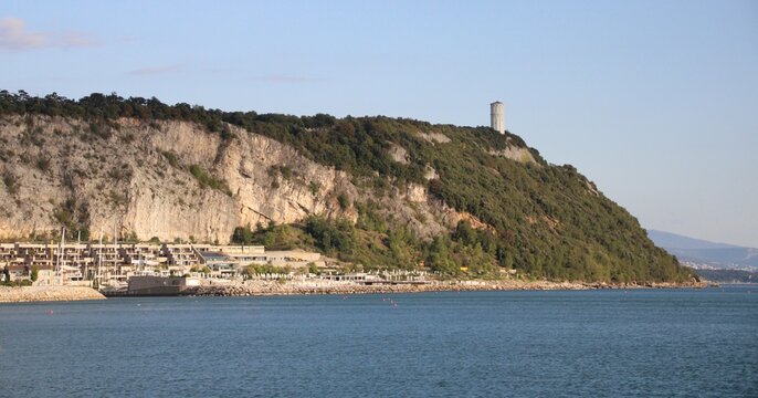 Sistiana zwischen Triest Duino und Grado in Friaul-Julisch Venetien Italien an der Adria Mittelmeer 