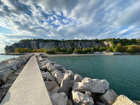 Sistiana zwischen Triest Duino und Grado in Friaul-Julisch Venetien Italien an der Adria Mittelmeer 