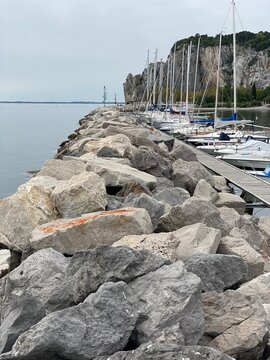 Sistiana zwischen Triest Duino und Grado in Friaul-Julisch Venetien Italien an der Adria Mittelmeer 