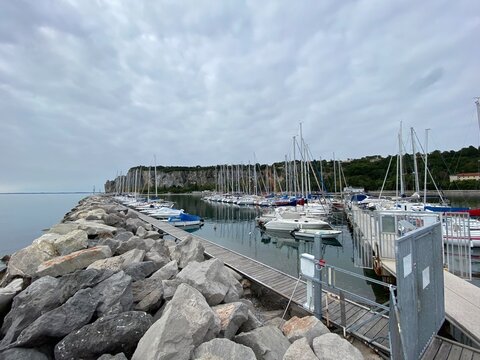Sistiana zwischen Triest Duino und Grado in Friaul-Julisch Venetien Italien an der Adria Mittelmeer 