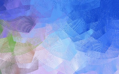 Light Blue, Red vector layout with bent lines.