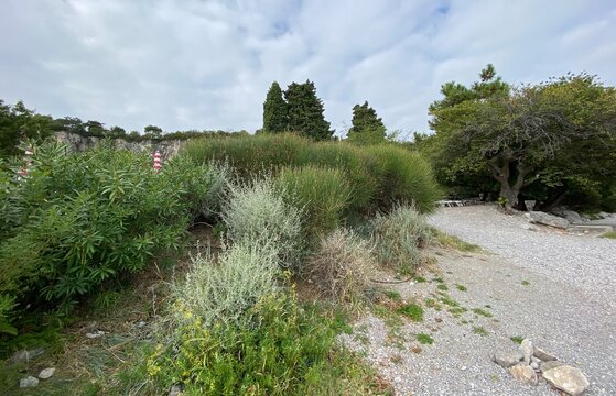 Sistiana zwischen Triest Duino und Grado in Friaul-Julisch Venetien Italien an der Adria Mittelmeer 