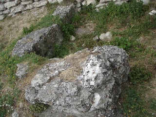 Stone landscape in the park