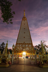 Morning time at Wat Amphawan,Wat Phra That Nong Bua, Ubon Ratchathani province, Thailand