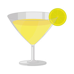 cocktail with lime