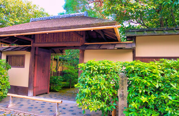 京都、裏千家の今日庵