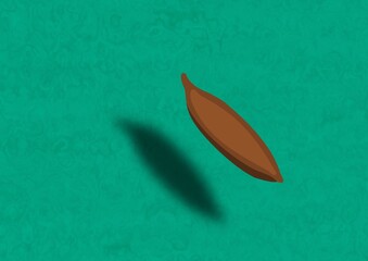 Boat in a Transparent lake