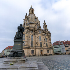 Blick auf die Frauenkirche in Dresden
