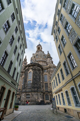 Blick auf die Frauenkirche in Dresden
