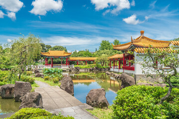 Obraz premium 中国庭園「瀋秀園」の風景 【神奈川県・川崎市】