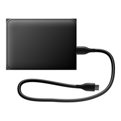 Photographer external ssd icon cartoon vector. Camera studio