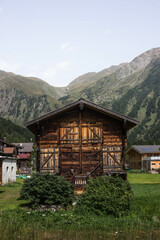 Details of Aletsch Glacier in Switzerland. Ice Close Up of Glacier Melting, Climate Change.