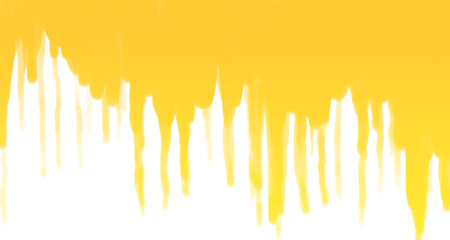 Clip art background of yellow ink dripping