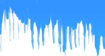 Clip art background of blue ink dripping