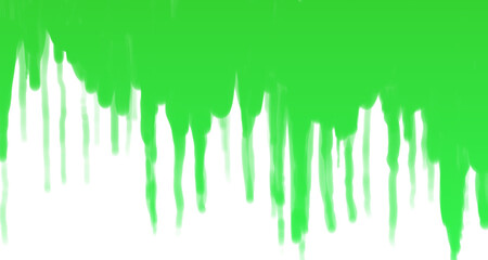Dripping Yellow Green Ink Background