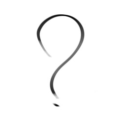 A drawn question mark. Question symbol. Hand-drawn interrogation icons or a sketch for questions. Illustration with doodles.