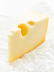 Piece of hard cheese