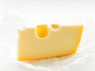 Piece of hard cheese