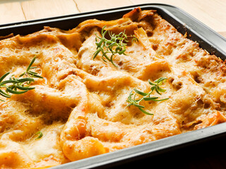 Traditional italian lasagne
