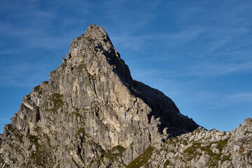 Der erste Schafalpenkopf des Mindelheimer Klettersteiges.