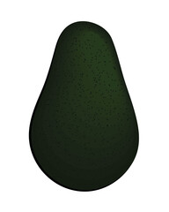 avocado fresh food icon