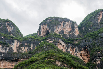 Fototapeta na wymiar Landscape of the Three Gorges of the Yangtze River in China